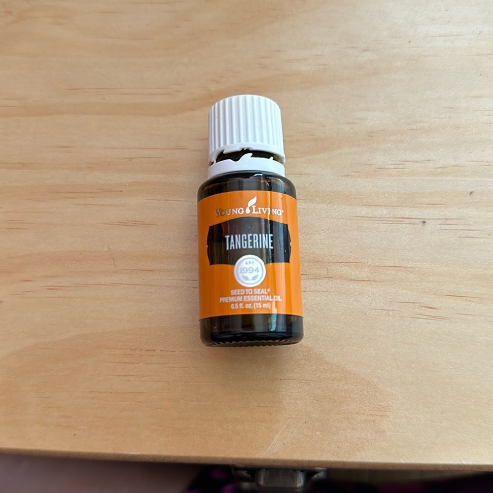 Young Living tangerine opened